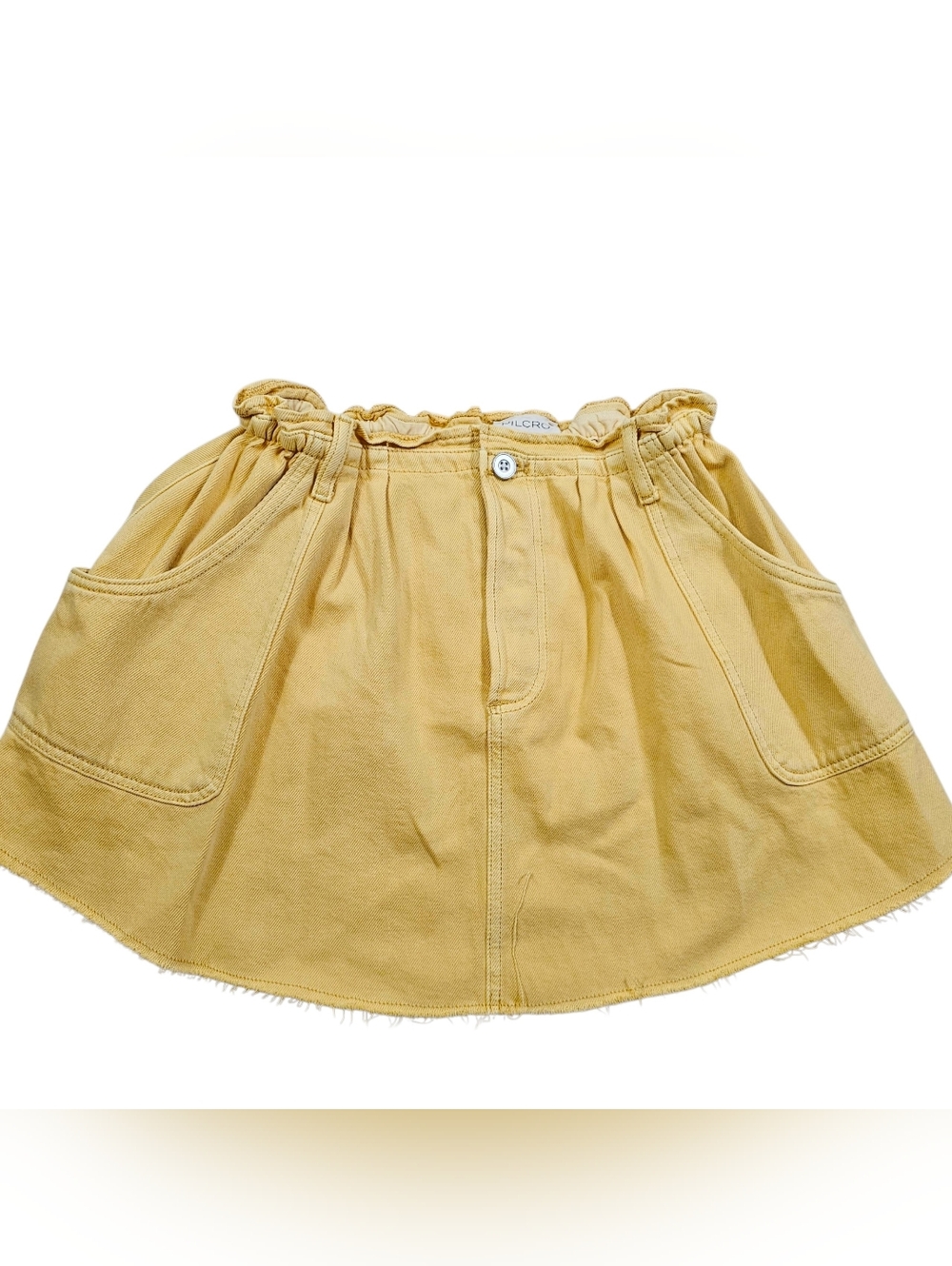 Pilcro Anthropologie Reworked Denim Skater Mini Skirt S - Picture 5 of 11